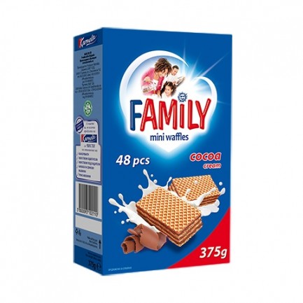 Mini waffles Family cocoa